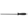 Wüsthof 10 Inch Diamond Sharpening Steel, Black/Silver