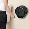 Karat 10" Jumbo Roll Tissue Dispenser, Black - 1 unit, JSD-3501B-2