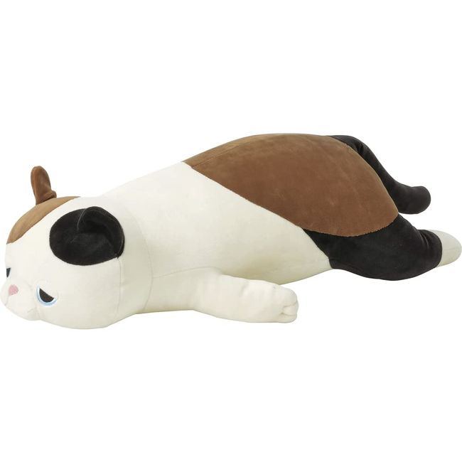 Livheart 58202-10 Premium Nemu Nemu (Sleepy) Animals Hug Pillow, Yuzu the Calico Cat, Size M, Total Length: Approx. 19.7 inches (50 cm), Stuffed Animal, Present, Soft, Fluffy