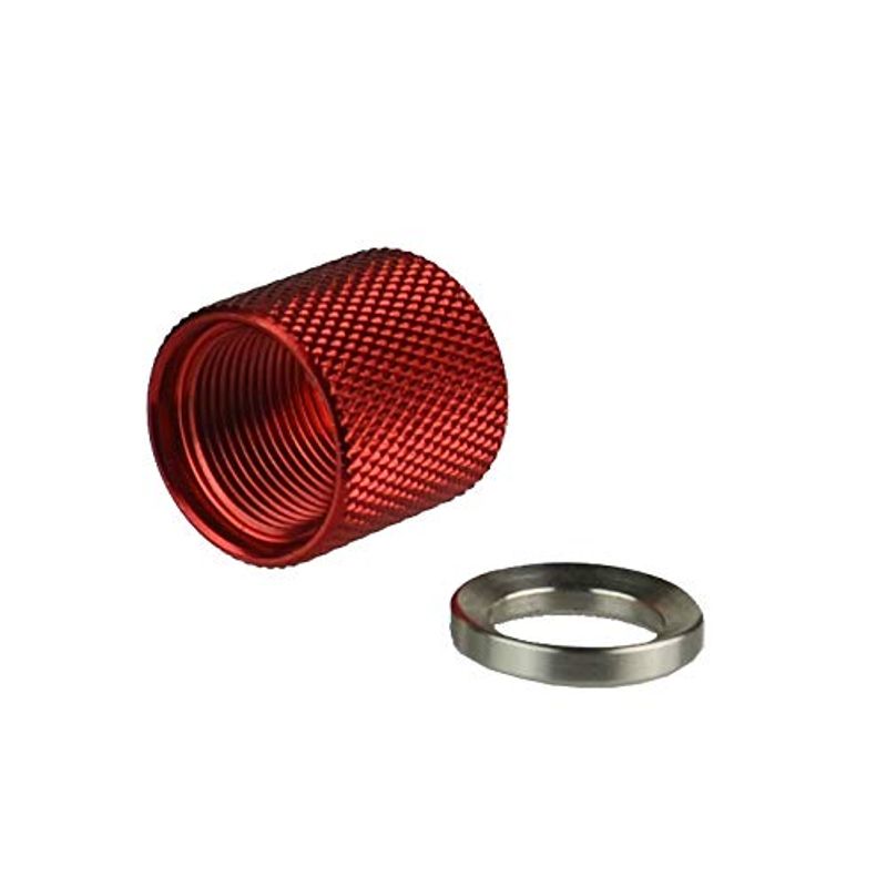 TWP 5/8-24 5/8”x24 TPI Thread Protector,Aluminum 6061 T6 Anodized Red ...
