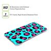 Head Case Designs Cyan Leopard Mad Prints Hard Back Case Compatible With HTC U Play/Alpine