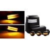 Clear Switchback/Sequential LED Side Mirror Lights For 20-up Chevy GMC 2500 3500