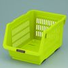 Green Japanese Stackable Storage Bin Kitchen Pantry Organizers Food Basket 4671