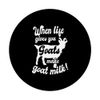 Funny Sheep Farmer Retro Screaming Goat Showing PopSockets Swappable PopGrip