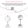Zosvoses Micro USB Charging Cable Compatible with Simplehuman Mirror 5" 8" Round Lighted Makeup Mirror (6.6ft)