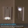 4Pack SOZULAMP 3 Way Light Switch with LED Night Light 15Amp 120/277Volt,Three Way Wall Switch, Automatic On/Off Sensor, White