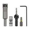 wolfcraft Flipbit Starter Set 5 Pcs. I 3082000 I Dual toolholder solution for drilling, countersinking and screwing