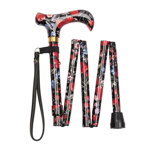 All-Patterned Fruity Handbag Folding Walking Stick