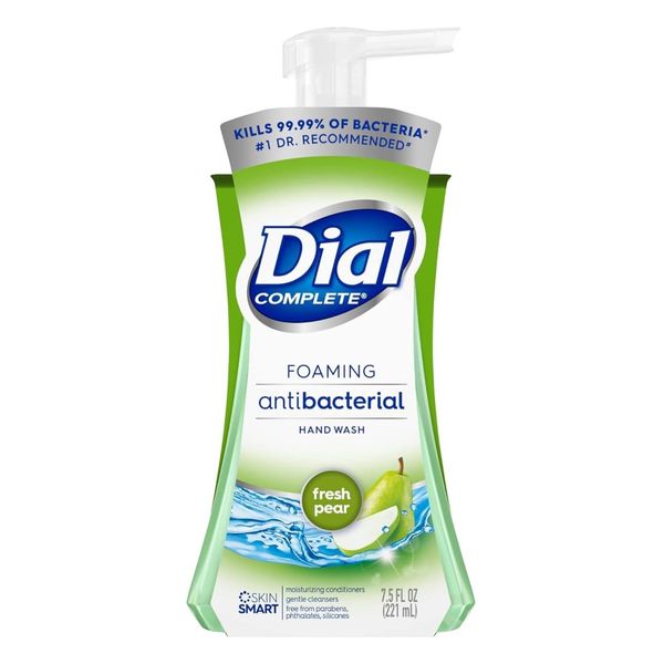 Dial Foaming Hand Wash 7.5 Ounce Anti-Bacterial Fresh Pear (221ml) (Pack of 3)