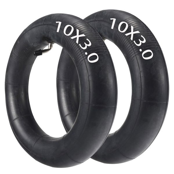 2-pack 10x3.0 inner tube,10inch Tire Butyl Inner Tube for 255x80 80/65-6 10x3.0 Electric Scooter Tire (10x3.0)