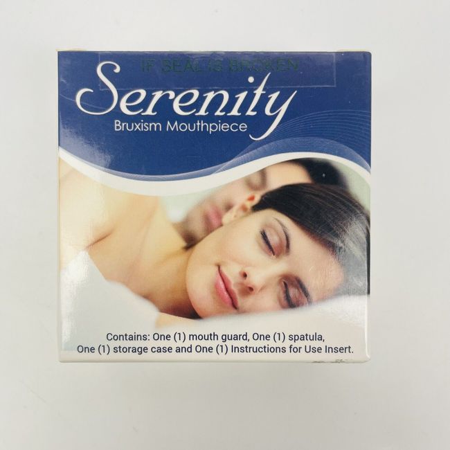 Serenity Bruxism Night Sleep Aid Mouthpiece Boil and Bite Guard