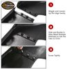 Fits 16-24 Chevy Camaro Rear Bumper Lip Diffuser Quad Exhaust Tip Matte Black PP