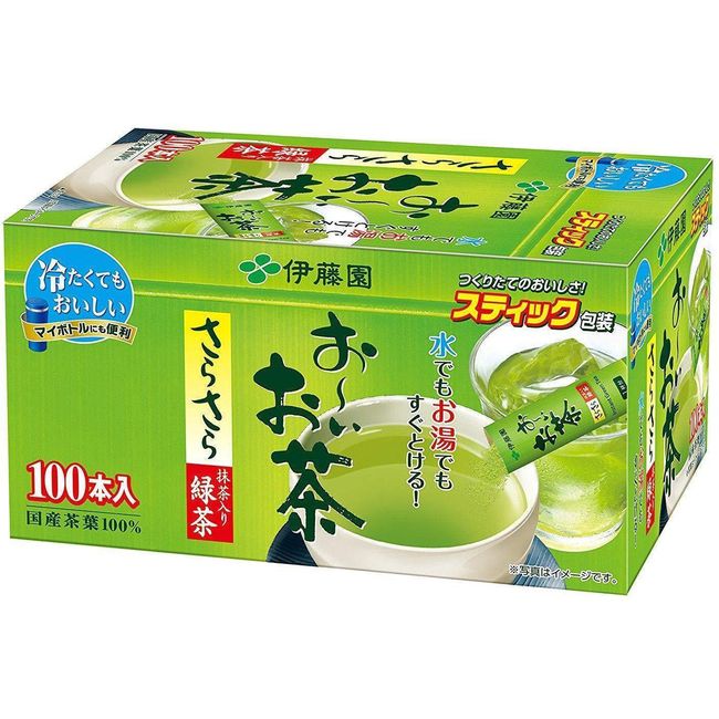 Itoen Oi Ocha Japanese Instant Green Tea Matcha Blend Powder 100 Sticks