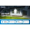 DEWENWILS 2 Pack Knuckle Mount LED Floof Light, 5000K Led Security Light 3200 LM