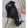 Solid Bronze Cat Sculpture Sitting Cat by M.Nardini Home Office Decoration Decor