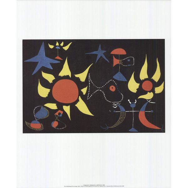 JOAN MIRO Self-Portrait II 22.75" x 19" Offset Lithograph 2010 Surrealism