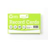 Silvine 5x3" 100% Recycled Flash Cards - Lined (100 Cards) White