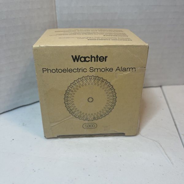 Wachter Mini Photoelectric Smoke Alarm, 10-Year Battery-Operated Smoke Detector