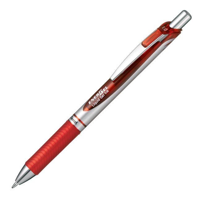 Pentel EnerGel Ink Ballpoint Pen, Red