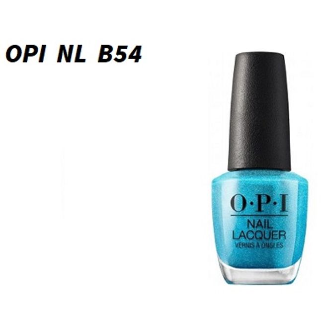 Limited stock OPI Teal The Cows Come Home NL B54 15ml Nail Lacquer Nail Artist Self Nail Manicure Pedicure OPI Color Nail Color Nail Polish Pearl Lame Teal Blue Blue  New