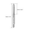 uxcell Machine Tap #10-24 UNC Thread 2B Class 3 Flutes High Speed Steel Screw Threading Tap Tapping Tool 5pcs