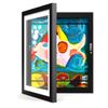 Second Ave Black A4 Kids Art Frame Childrens Artwork Project Frame Front Opening Storage