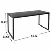 55" Modern Simple Design Computer Desk Home Office Study Writing Workstation