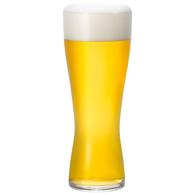 ADERIA B6771 Thin Blown Beer Glass, 15.3 fl oz (415 ml), Dishwasher Safe, Made in Japan, Wedding, Father's Day, Mother's Day, Gift, Gift, Popular Ranking, Birthday, Women, Celebration, 60th Birthday,