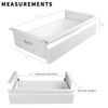 VIVO White Space Saving 16" Pull Out Under Desk Storage Drawer without Shell