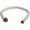 Braided Faucet Connector Hose Female Compression Threaded Fitting 24"in Steel
