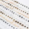 POFET 100 Pairs Stud Earrings with Rectangle Shape Gift Box, Delicate and creative joker stud earrings, Multiple Size and Patterns PAB12254