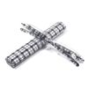 Henghao Portable Ultra Lightweight Rimless Reading Glasses 8 Colors Available Senior Glasses Stylish Reading Glasses with Exclusive Case H6035 (Black Plaid, +2.50)