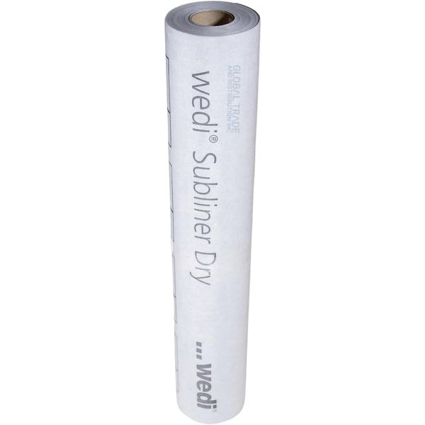 Wedi Subliner Dry Mat Crack Isolation Waterproofing Membrane 53 SqFt Roll