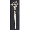 HS Brass Ship Wheel Nautical Letter Opener
