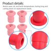 Front and Rear Polyurethane Subframe Bushing Kit Compatible with Nissan Rogue 2008-2020 Replace 54466-JD000 54467-BR00A, 4 Pcs Poly Sub Frame Bushing