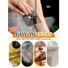 Chef Pan Scraper Pan Scraper Dish Scraper Tool Kitchen Set 6 Pack Food Scrap NEW