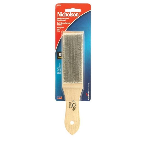 Crescent Nicholson 8 in. L X 2.85 in. W Wood File Cleaner 1 pc