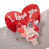Hallmark Anniversary Card - Large Pop-Out Hugsworth Bear Design