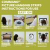3M Command Picture Hanging Strips Value Pack 8 Large 4 Medium White Pack 12 1720
