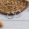 Philip Jones Sterling Silver Twist Hoop Earrings