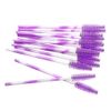 300 Pack Mascara Wands Disposable Eyelash Brush for Extensions Lash Applicators Tool Kit, Deep Purple