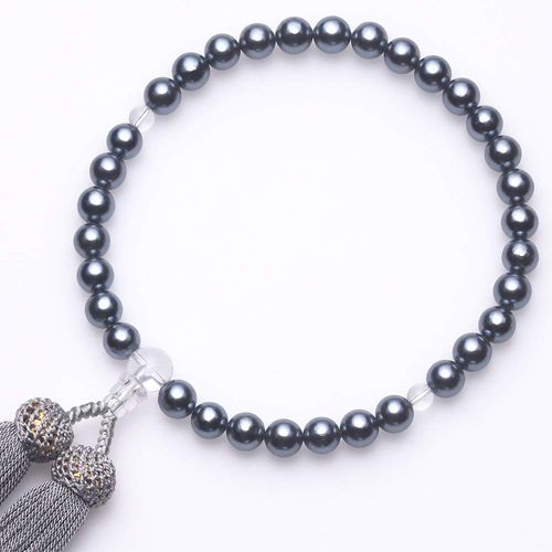 LEOBEE Shell Pearl Beads for Women, Magnetic Rosary Bag Included, Handmade Prayer Beads Bracelet, Funerals, Grave Visits, Memorial Services, Recitation, For All Sect, shell pearl
