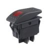 ESUPPORT Car Marine Red LED Toggle Switch Dash 4pin Pack of 5
