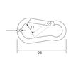 aiai Spring Hook 10X100mm 15-405