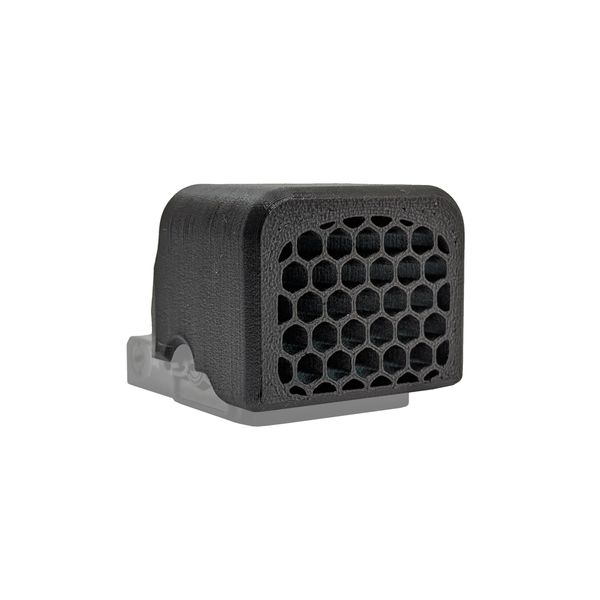 Hammy3DPrints Killflash Hex Anti-Reflection Device Compatible with Holosun 507 Comp Red Dot (Earth Brown, Open Center)