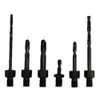 Tight Fit Drill Bit Set Threaded Shank Combo Set 00131 - New