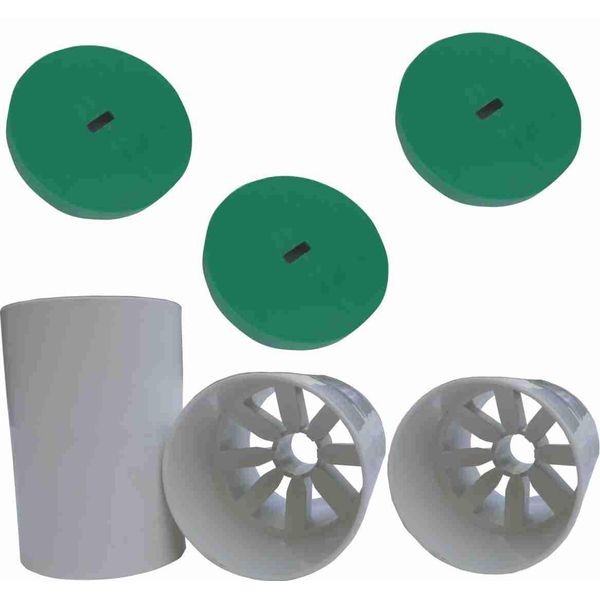 Golf Hole Cup with standard covers - Pack of 3