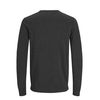 JACK & JONES Men’s Knitted Jumper, Plain Knitted Jumper, Dark grey blend
