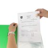 D.RECT Display Book PP A4, 20 Pockets, Display Folder, Solid, Presentation Folder, Offer Folders, Spiral Display Book, Green