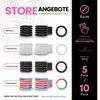 Specora - Spiral Haargummi 5er Pack - 5cm TPU transparent